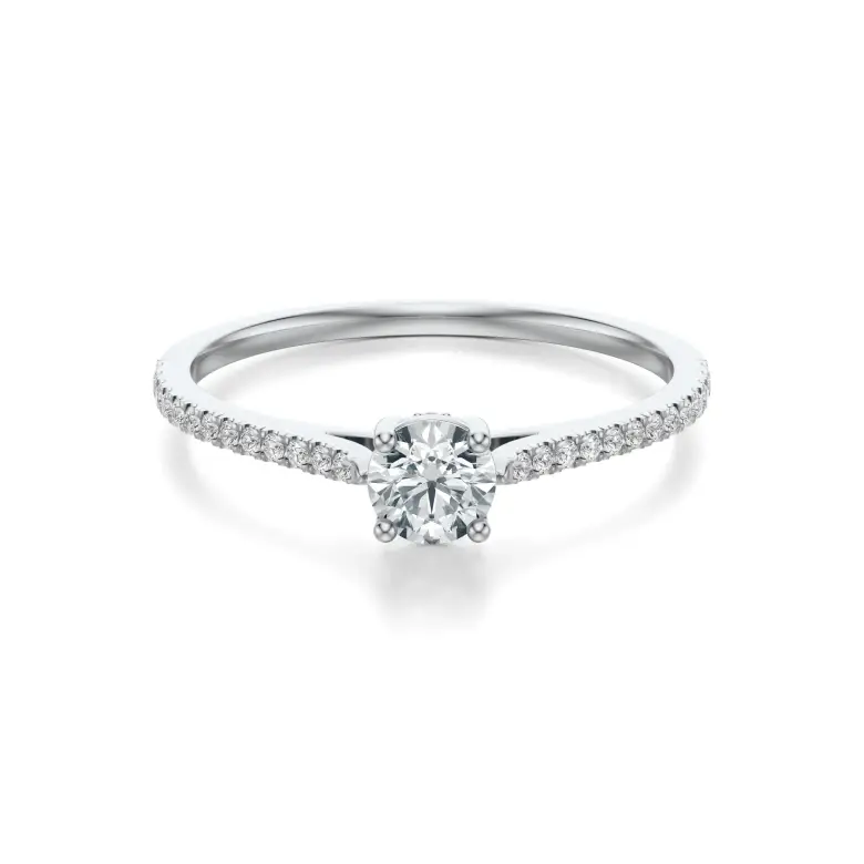 Pierścionek białe złoto z diamentami AJPZ_093